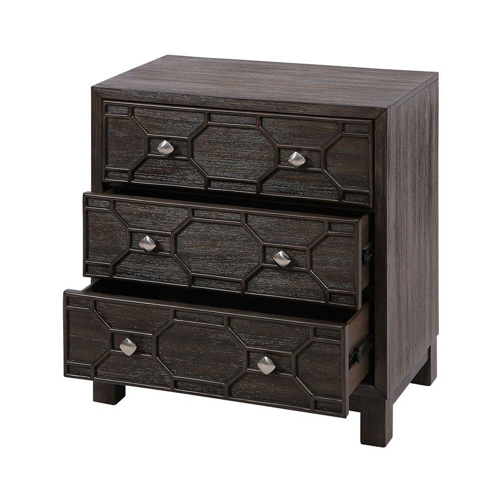 Stein World Dunham Grey Brown Acacia Veneer Chest