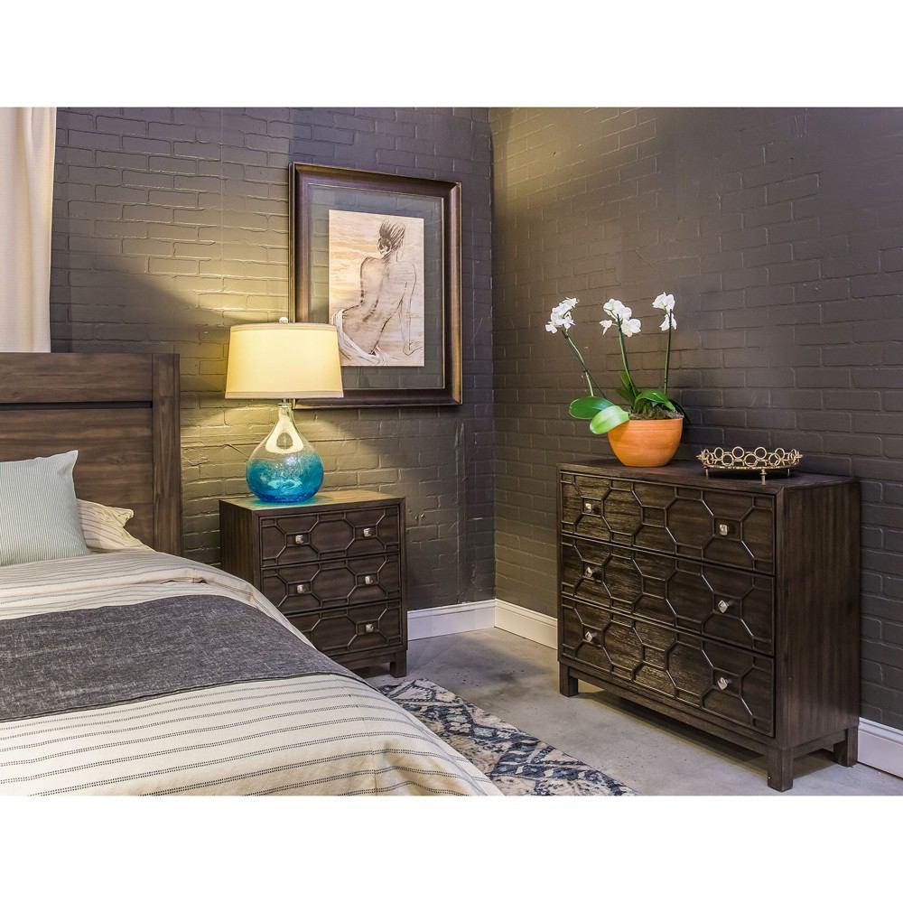 Stein World Dunham Grey Brown Acacia Veneer Chest