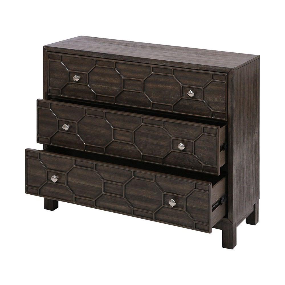 Stein World Shubel Grey Brown Acacia Veneer Chest