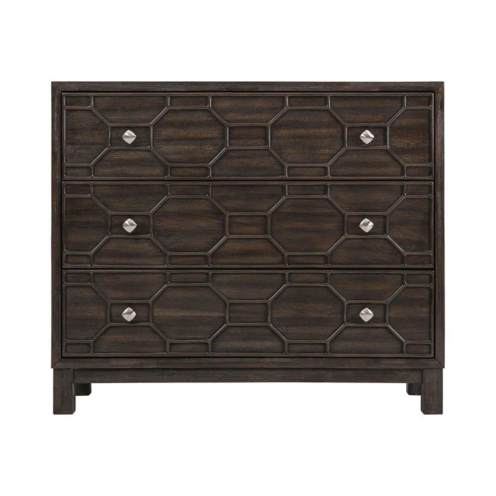 Stein World Shubel Grey Brown Acacia Veneer Chest