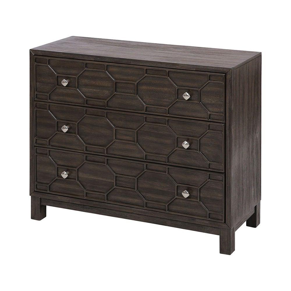 Stein World Shubel Grey Brown Acacia Veneer Chest