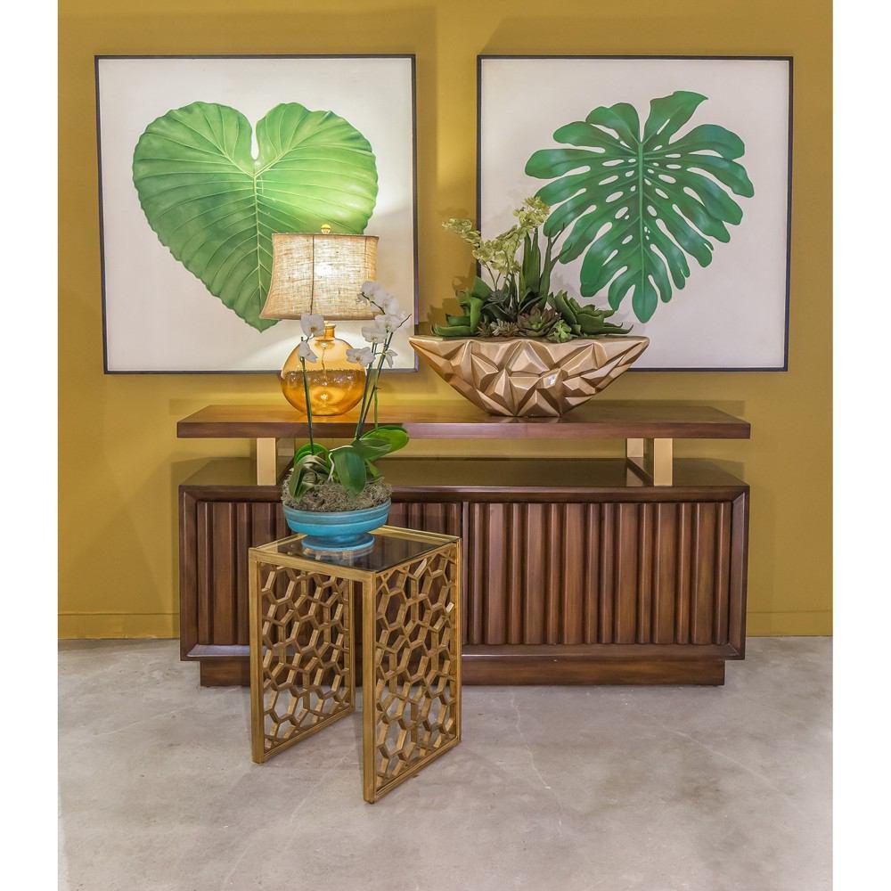 Stein World Clio Antique Gold Side Table