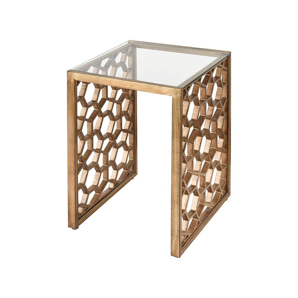 Stein World Clio Antique Gold Side Table