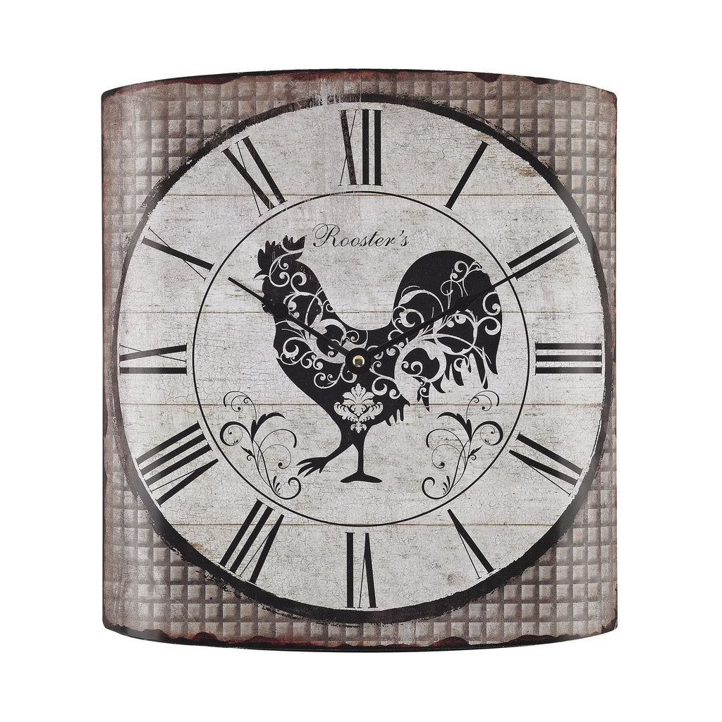 Sterling Industries Stylized Rooster Wall Clock