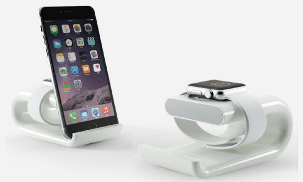 Arctic Apple Watch & iPhone Cradle