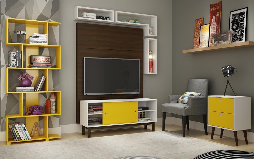 Accentuations by Manhattan Comfort Charming Petrolina Z- Shelf with 5 shelves  - Modish Store