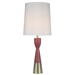 A&B Home Harlow Red Table Lamp With Shade