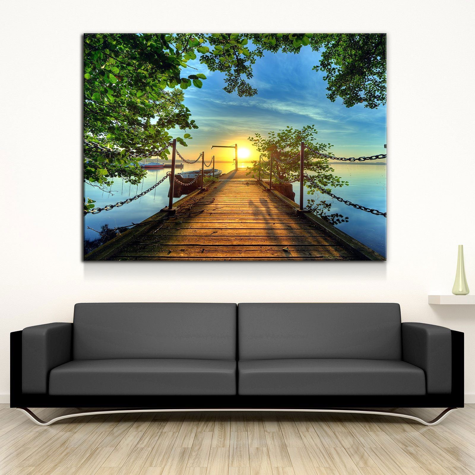 Beautiful Beach Pier Sunrise