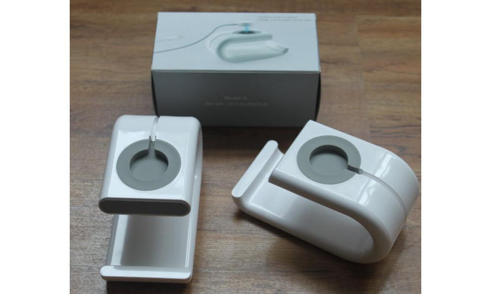 Arctic Apple Watch & iPhone Cradle