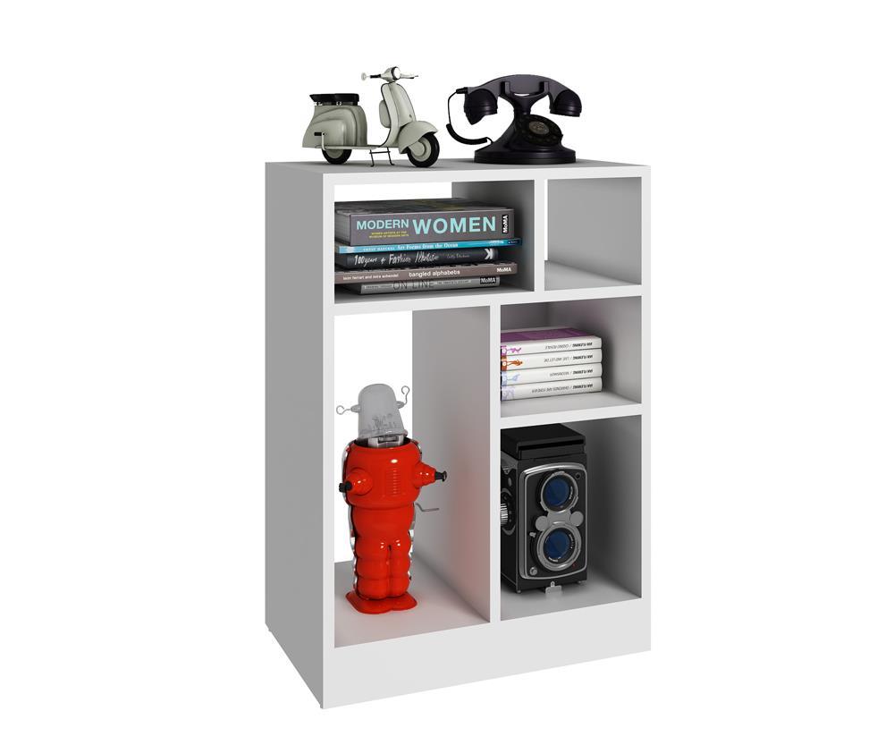 Accentuations by Manhattan Comfort Durable Valenca Bookcase 1.0 with 5 Shelves - Modish Store