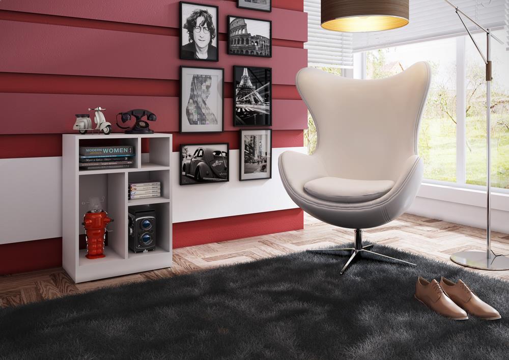 Accentuations by Manhattan Comfort Durable Valenca Bookcase 1.0 with 5 Shelves - Modish Store