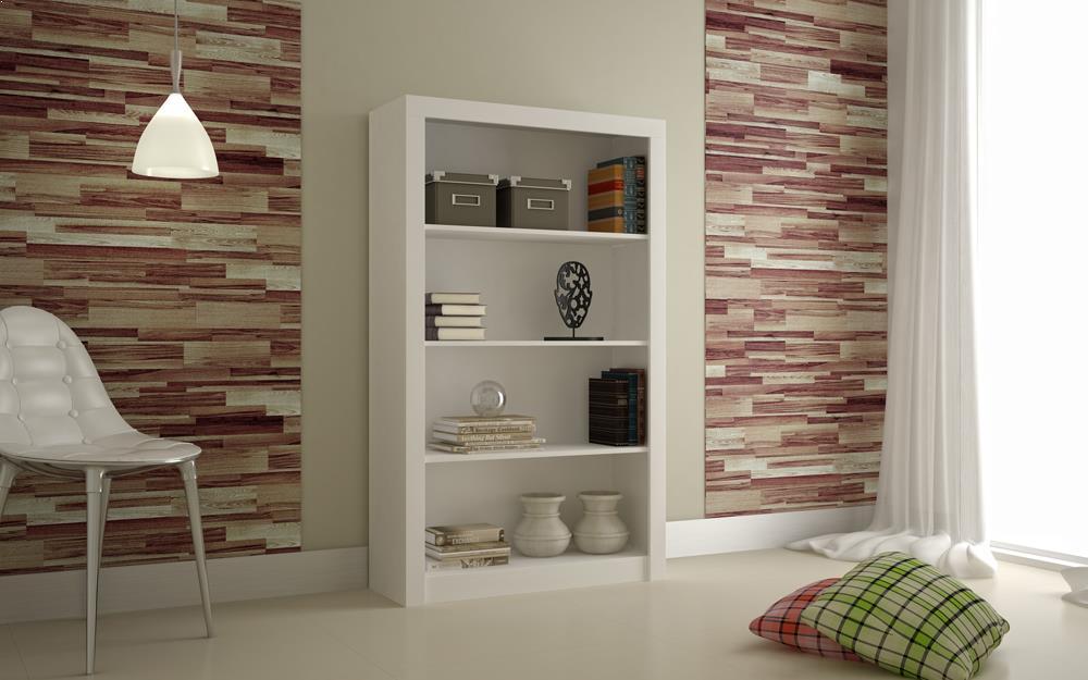 Accentuations by Manhattan Comfort Classic Olinda Bookcase 2.0 with 4 Shelves - Modish Store