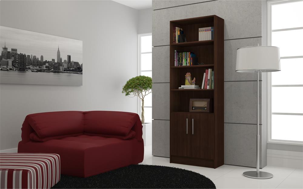 Accentuations by Manhattan Comfort Practical Catarina Cabinet with 6 Shelves - Modish Store