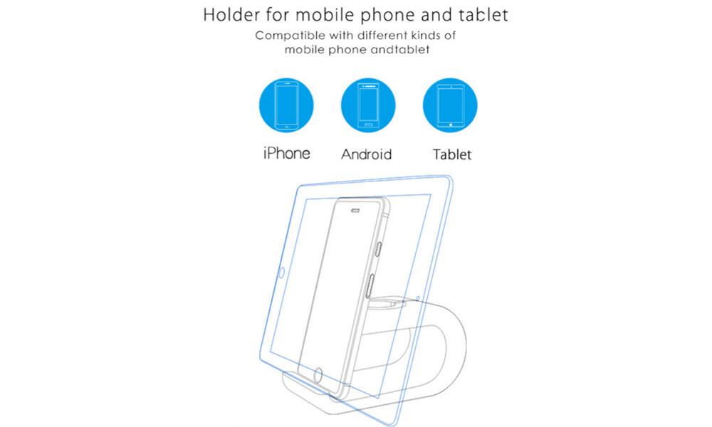 Arctic Apple Watch & iPhone Cradle