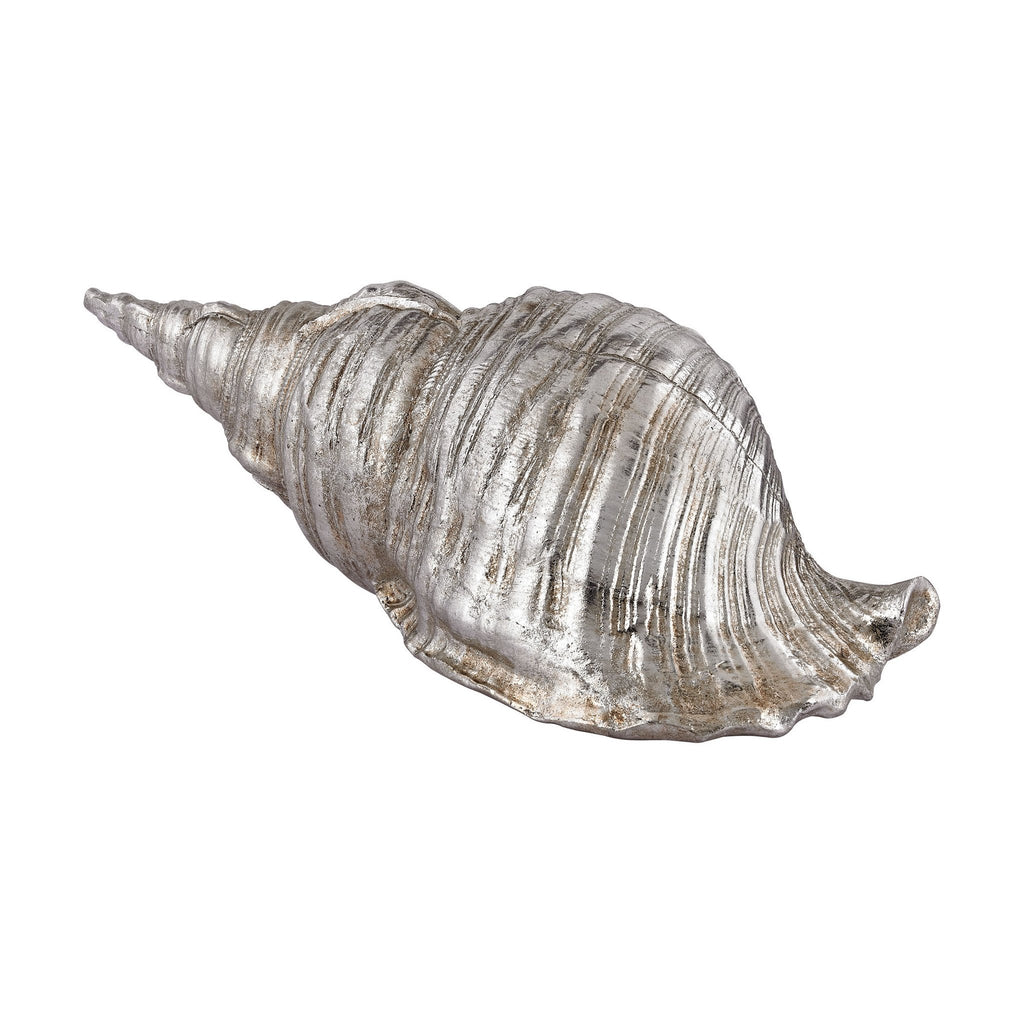 Sterling Industries Silver Cone Shell