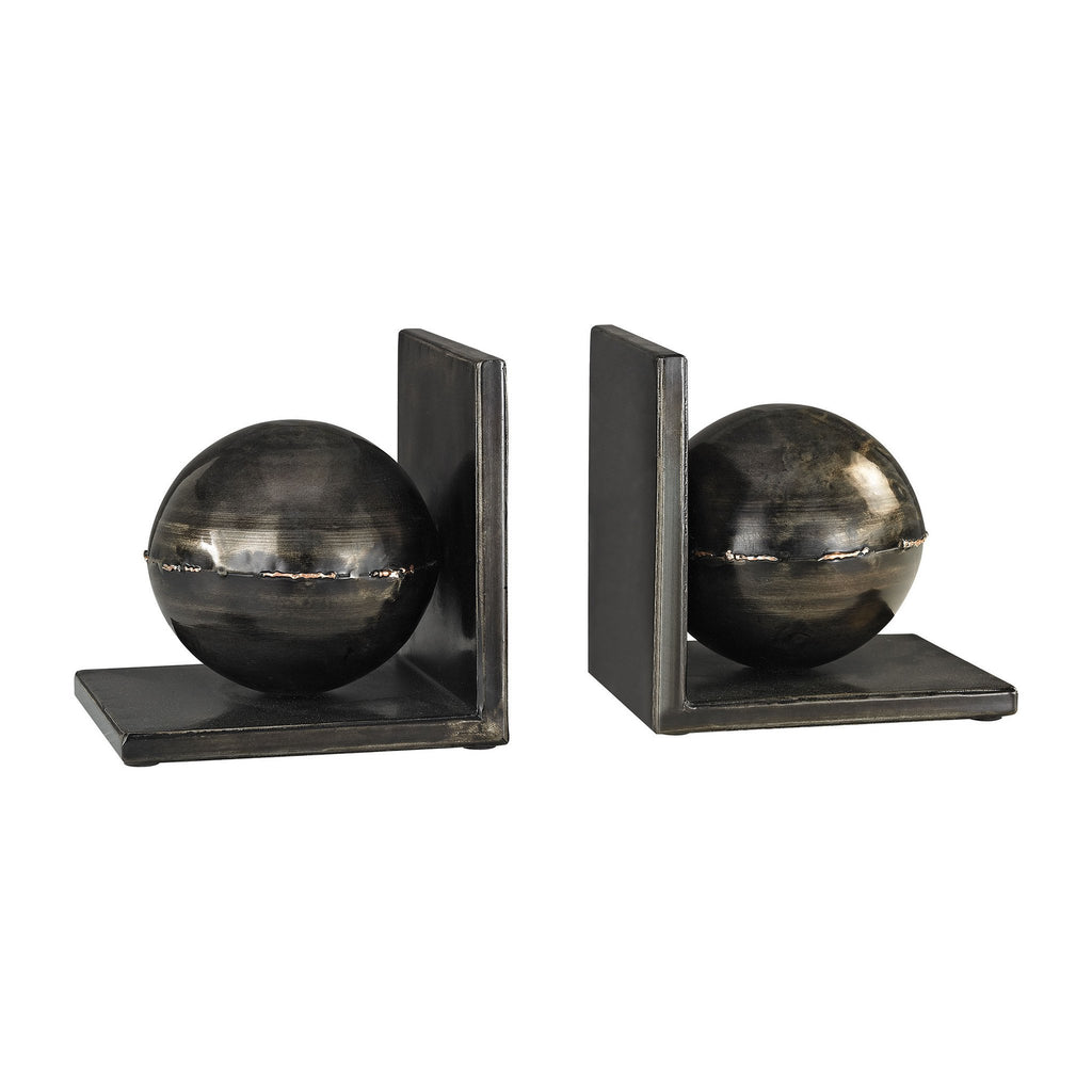 Sterling Industries Fugue Holmes Bronze 6-Inch Set of 2 Metal Bookends
