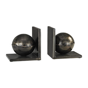 Sterling Industries Fugue Holmes Bronze 6-Inch Set of 2 Metal Bookends