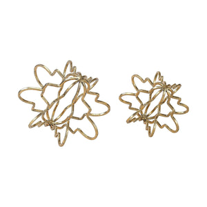 Sterling Industries Antikythera 2 Piece Accessory Set In Gold Leaf