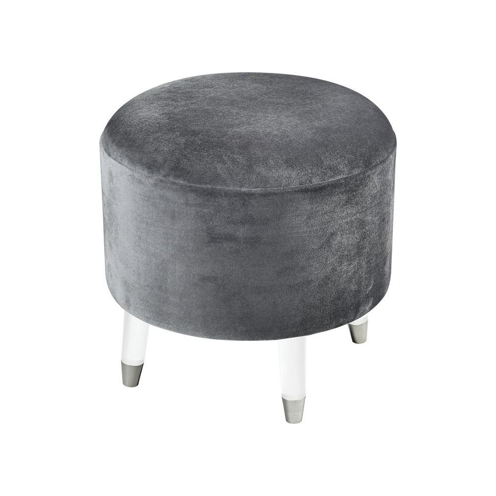 Sterling Industries The Velvet Darkness Ottoman