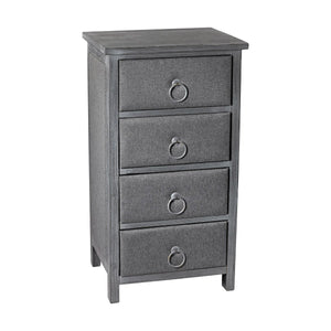 Sterling Industries Grey Linen Covered Chest