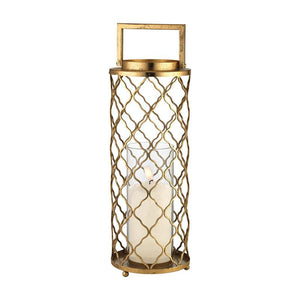 Sterling Industries Large Quatrefoil Hurricane