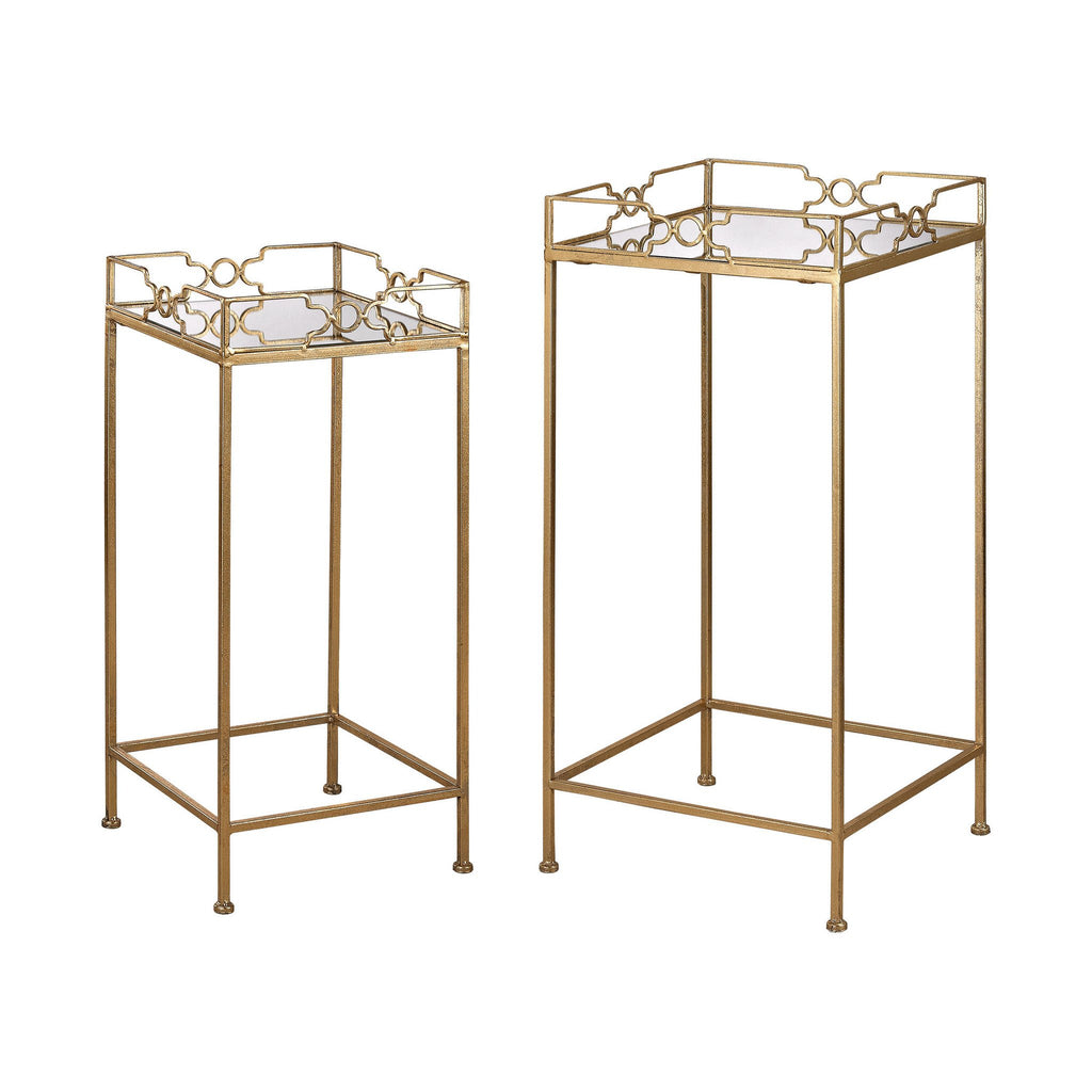 Sterling Industries Bow Tie Mirrored Tables