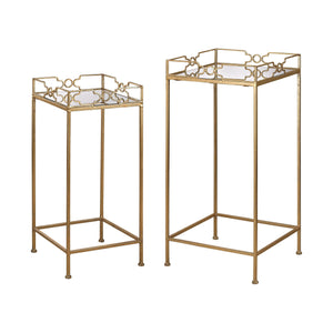 Sterling Industries Bow Tie Mirrored Tables