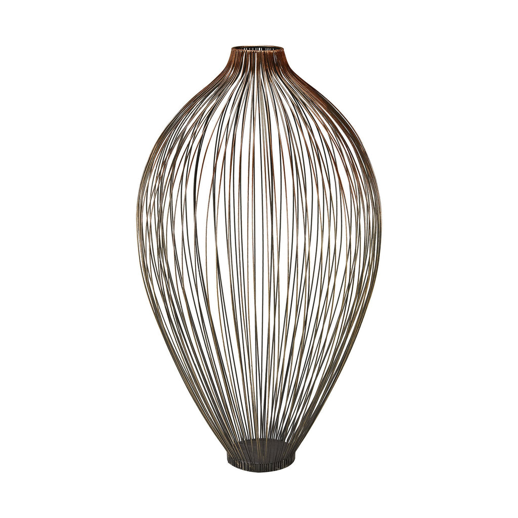 Sterling Industries Thrum 23-Inch Vase In Copper Ombre