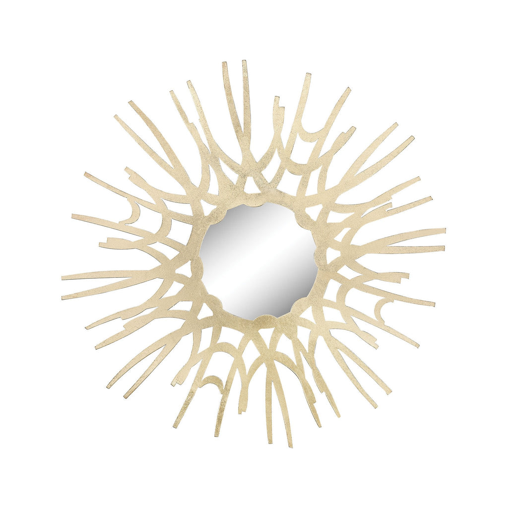 Sterling Industries Coban Wall Mirror In Gold Leaf