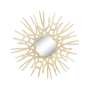 Sterling Industries Coban Wall Mirror In Gold Leaf