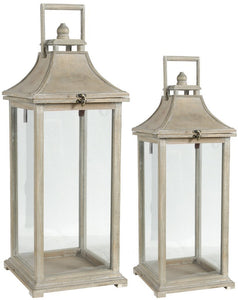 A&B Home Ivona Garden Candle Lanterns - 2Pc/Box - Set Of 2