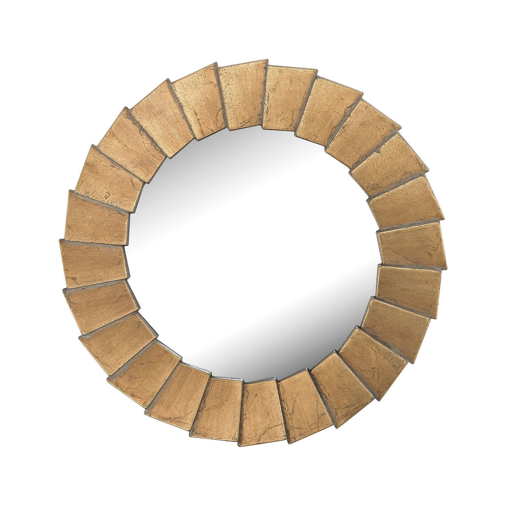 Sterling Industries Qattara Composite Frame Wall Mirror In Bright Gold