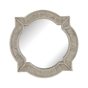 Sterling Industries Villeneuve Composite Frame Wall Mirror In Weathered Wood Finish