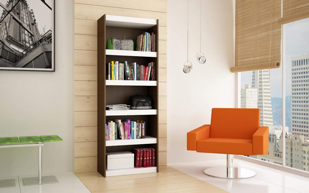 Accentuations by Manhattan Comfort Valuable Parana Bookcase 3.0 with 5 Shelves - Modish Store