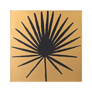 Sterling Industries Palm Frond on Metallic Gold Wood