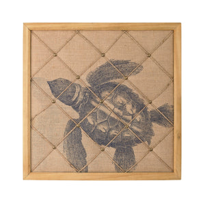 Sterling Industries Turtle on Linen Note Board