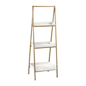 Sterling Industries White And Gold Accent Shelf