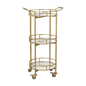 Sterling Industries Gold Leaf Bar Cart