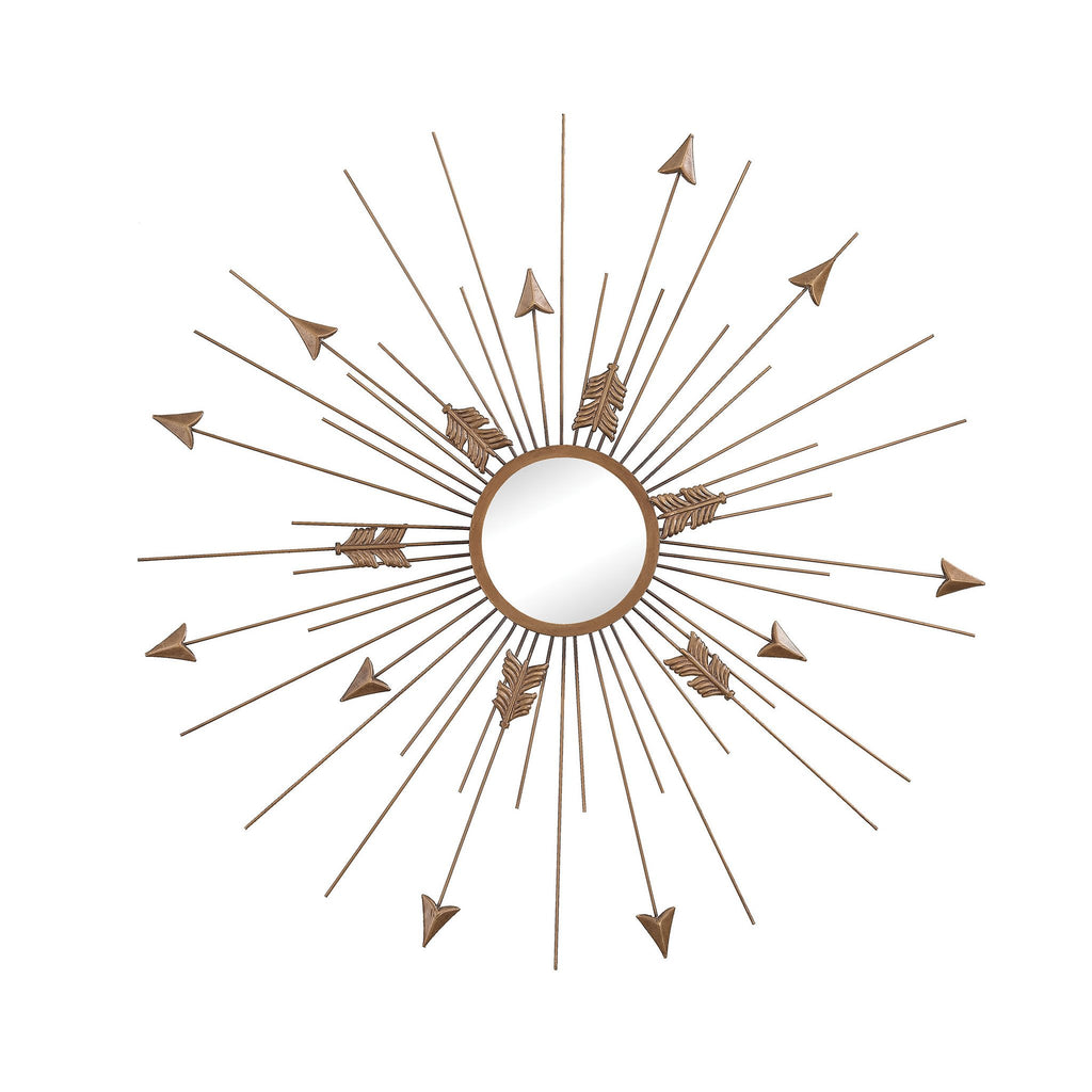 Sterling Industries Thrax Wall Mirror In Antique Gold
