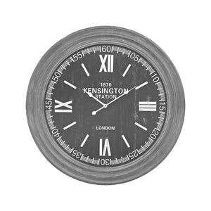 Sterling Industries London Wall Clock In Preda Aged Grey