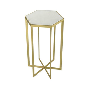 Sterling Industries Halter Gold Plated Metal Accent Table