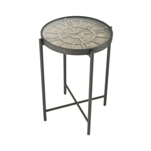 Sterling Industries Marylebone Bronze with Wood Accent Table