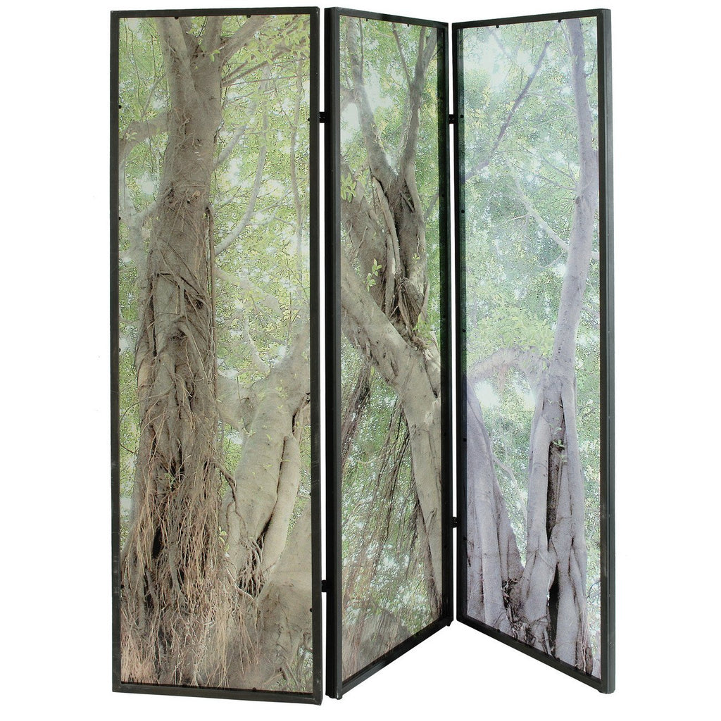 A&B Home 71" Green 3 - Panel Screen