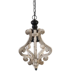 A&B Home Harper 1-Light Metal Chandelier