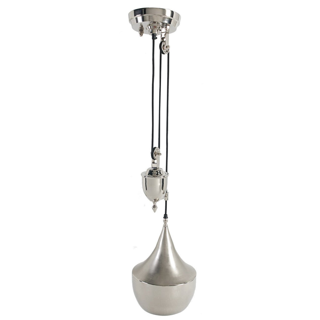 A&B Home 38" Nickel Pendant Lamp
