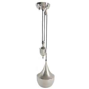 A&B Home 38" Nickel Pendant Lamp