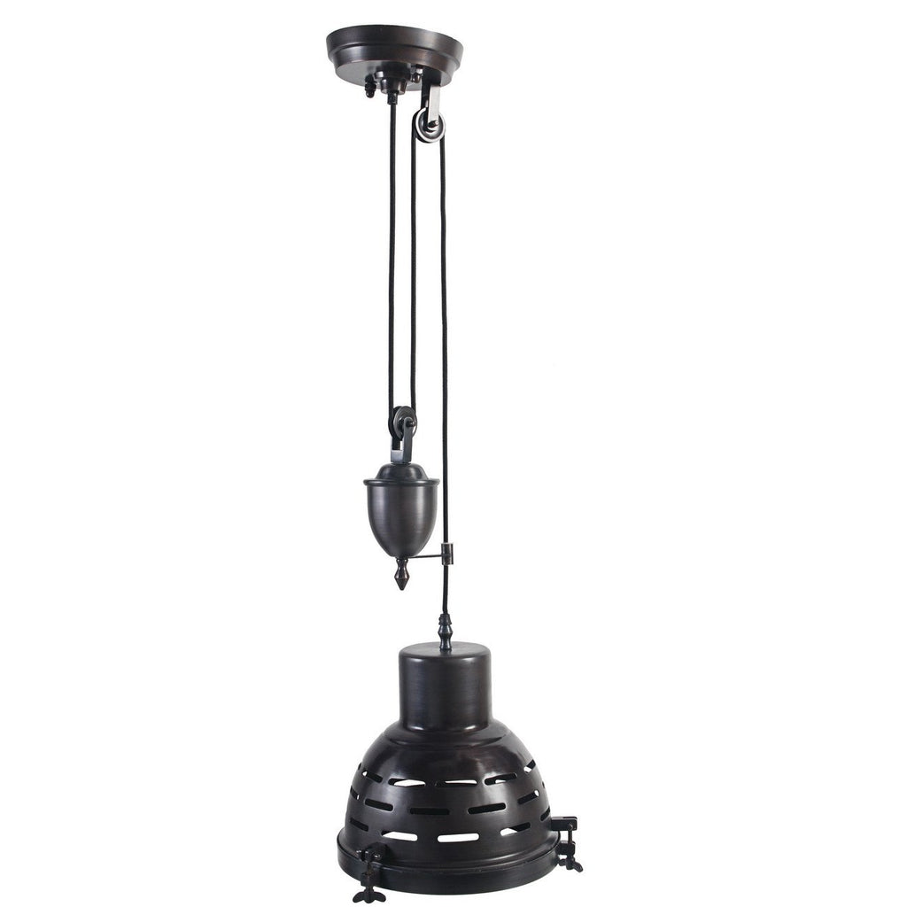 A&B Home 40" Black Pendant Lamp