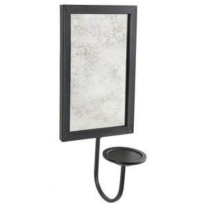 A&B Home Mirrored Wall Sconce Candle Holder - Set Of 2