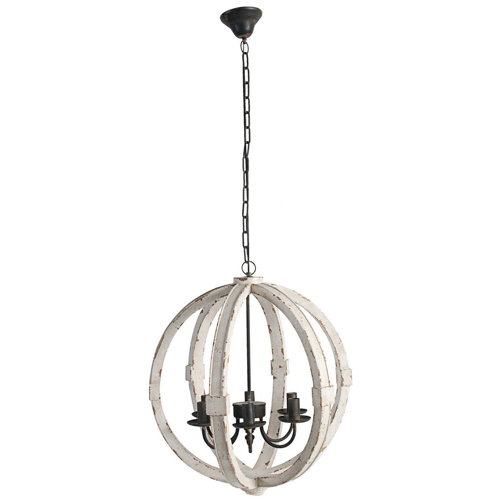 A&B Home Calder Wooden Chandelier