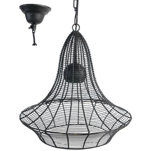 A&B Home Black/Metal Chandelier - Set Of 2 Chandeliers, A&B Home, - Modish Store